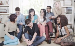 students in student accommodation