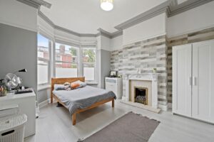 student accommodation in Preston bedroom